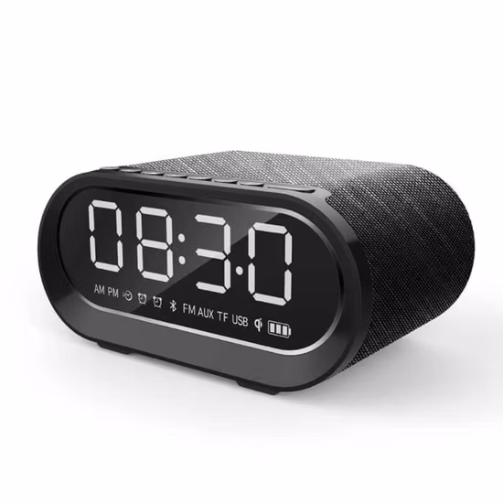 Divoom Timebox Evo -- Pixel Art Bluetooth Speaker with 16X16 LED Display APP Control - Cool Animation Frame & Gaming Room Setup & Bedside Alarm Clock- Black