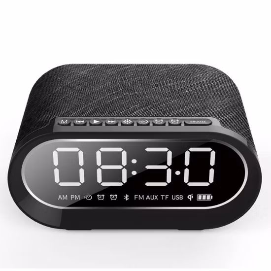 Divoom Timebox Evo -- Pixel Art Bluetooth Speaker with 16X16 LED Display APP Control - Cool Animation Frame & Gaming Room Setup & Bedside Alarm Clock- Black
