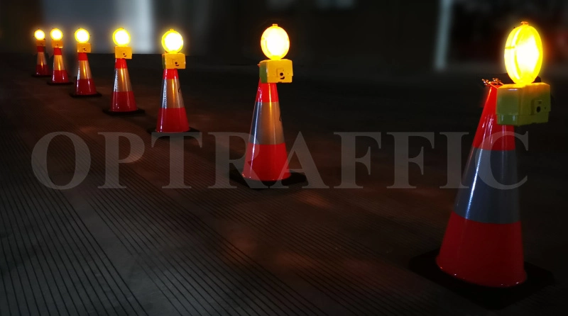 20A Barricade Barrier Warning LED Light Caution Beacon Barricade Light