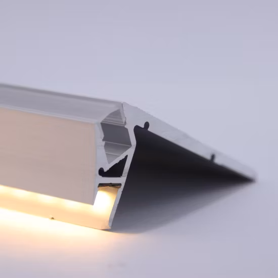 Las puertas de Windows de perfil LED de extrusión de aluminio superior de China anodizaron la extrusión de esquina de LED