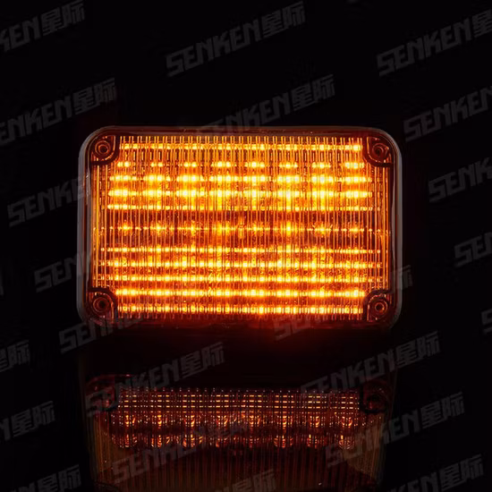 Senken R65 24W IP67 Ámbar/Blanco/Rojo/Azul Luz de advertencia LED de montaje en superficie para camión de bomberos y ambulancia