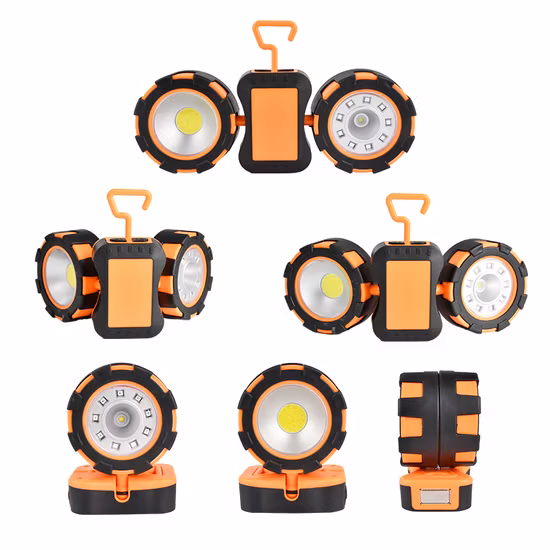 Luz de trabajo LED COB LED plegable de venta de fábrica