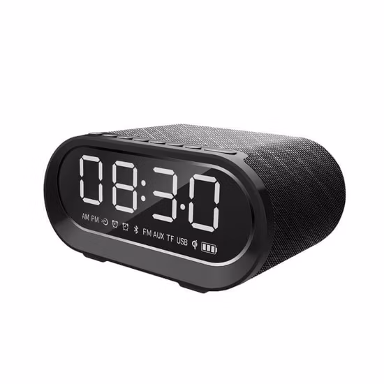 Divoom Timebox Evo - Altavoz Bluetooth Pixel Art con pantalla LED de 16X16 Control de aplicación - Marco de animación genial y configuración de sala de juegos y despertador de noche - Negro