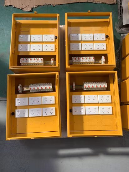 Caja de interruptores eléctricos de distribución de servicios públicos con cerradura para exteriores
